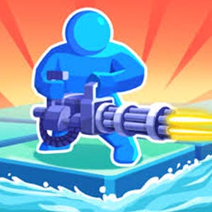 Raft World Sea War game